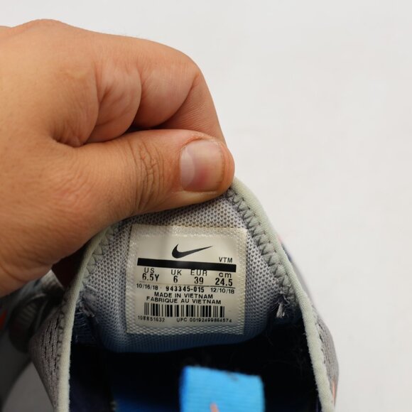 Nike Air Max 270 GS Wolf Grey Photo Blue Sneakers Youth 6.5 Women’s 8 943345-015 - Picture 3 of 10